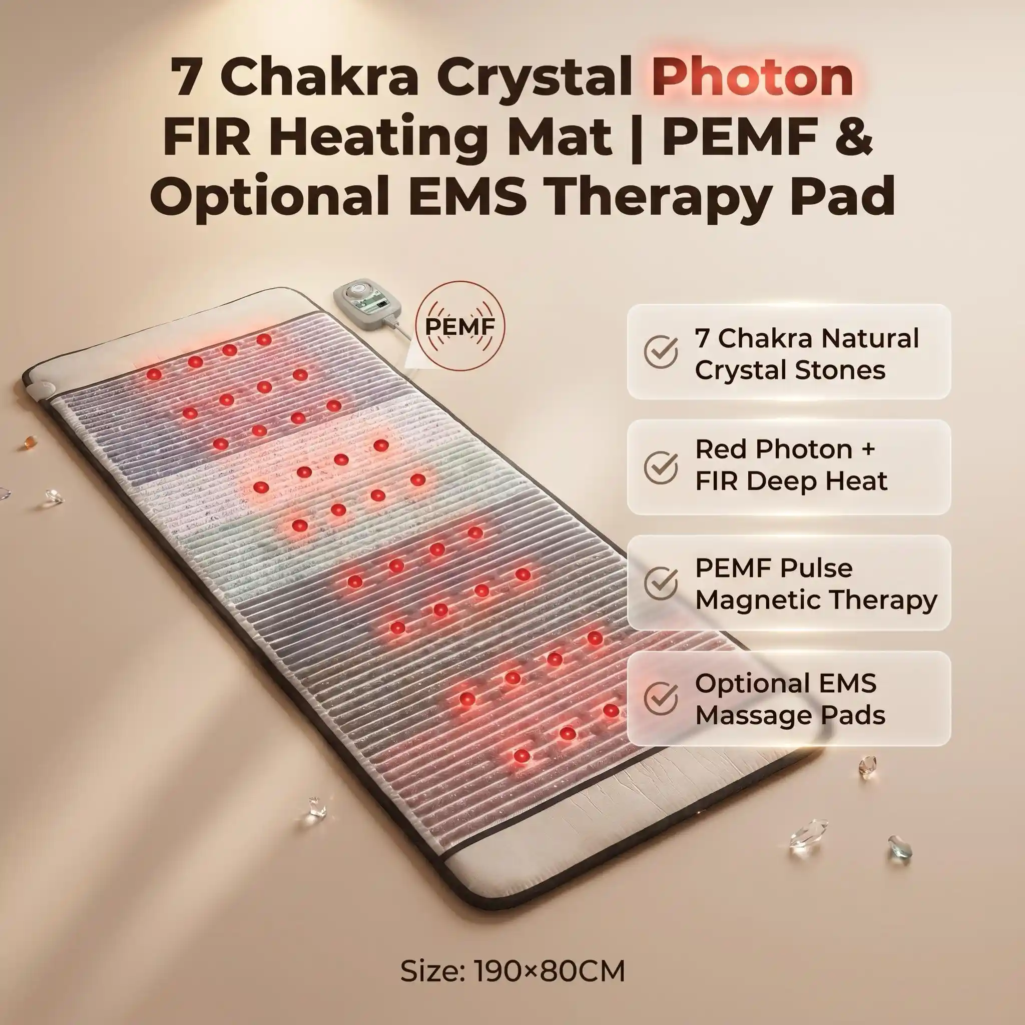 7 Chakra pemf mat
