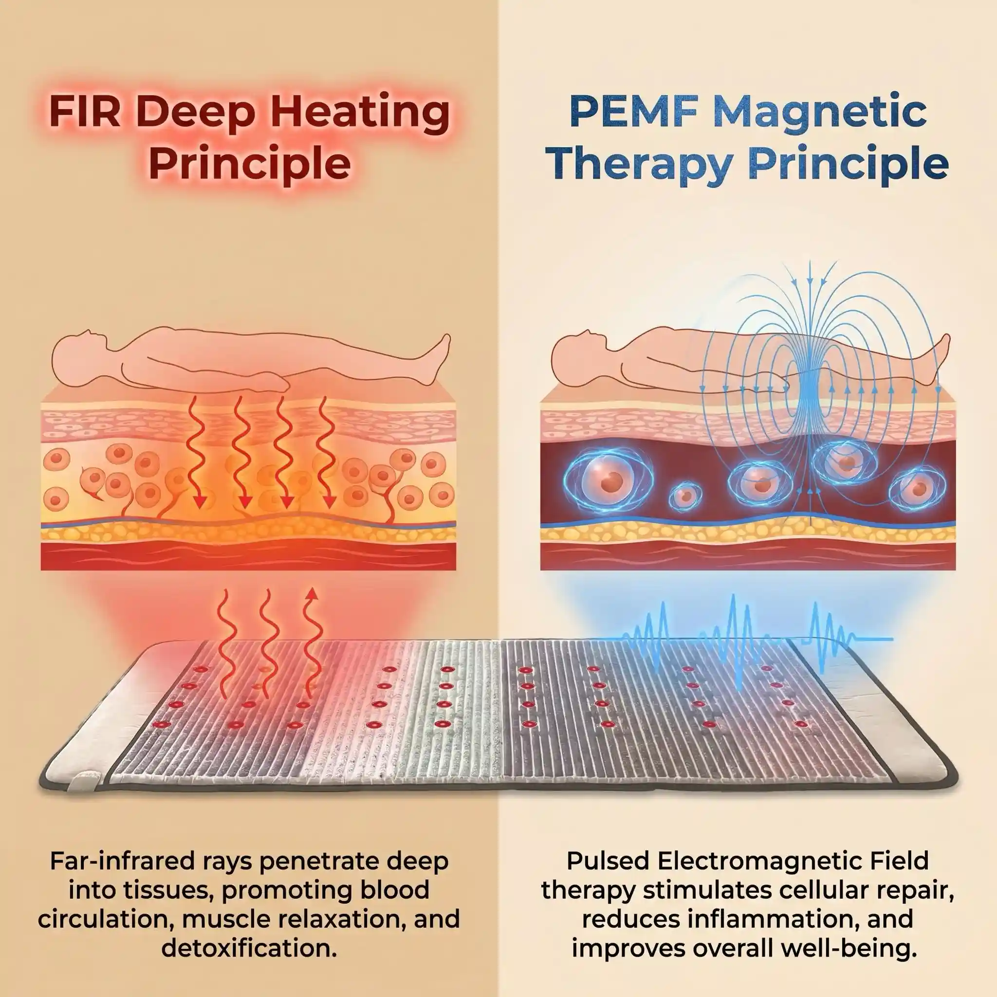 7 Chakra pemf mat