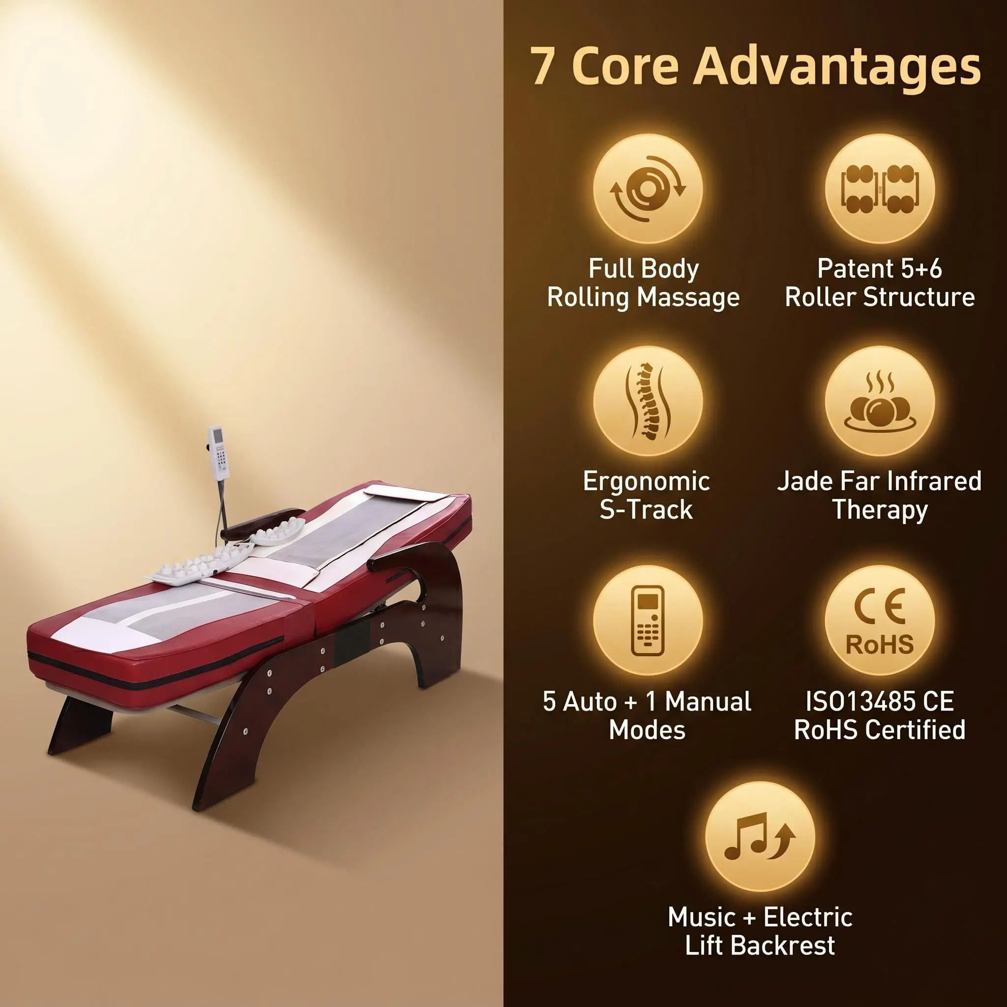 POP RELAX Nuga Best N5 PR-B003 Massage Bed