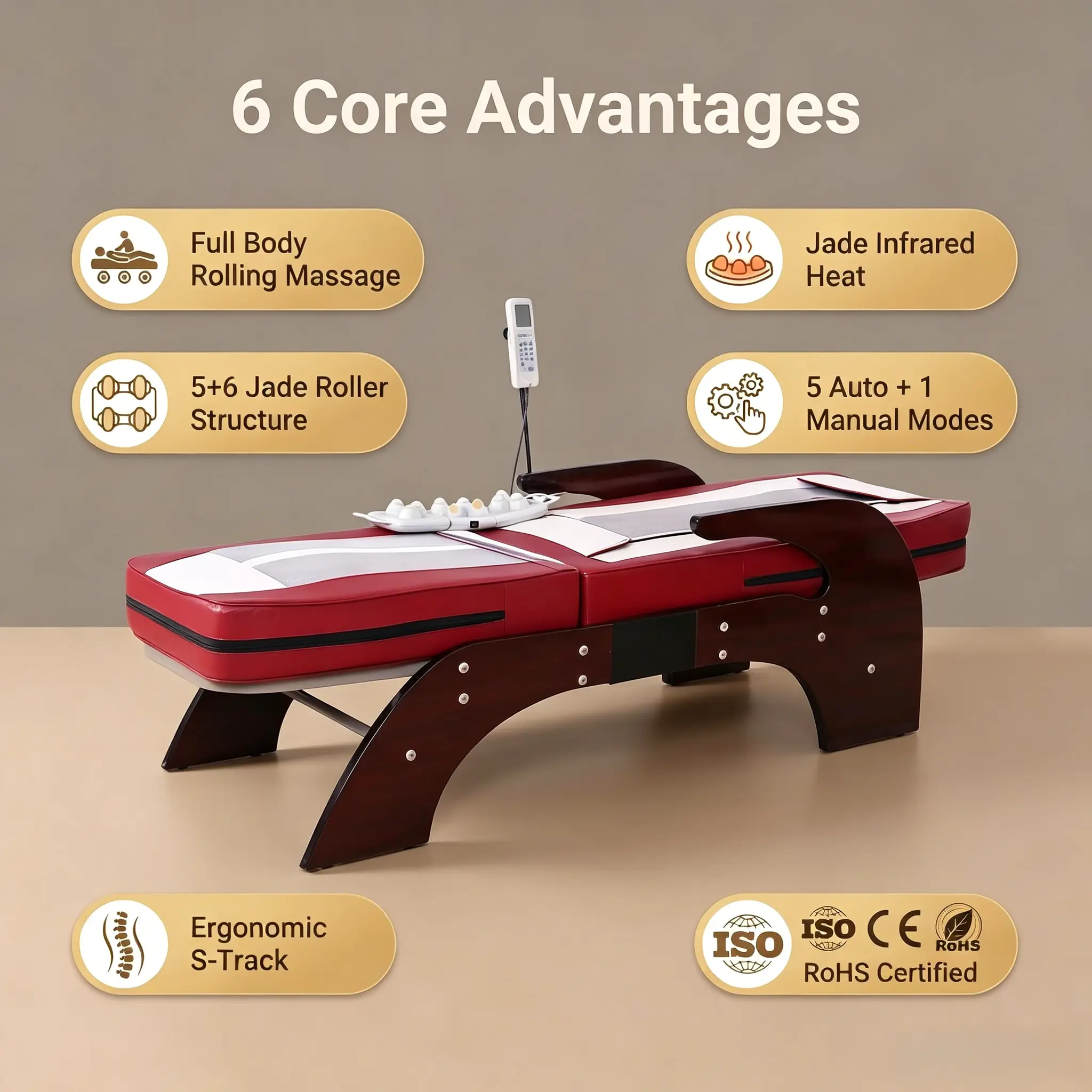 POP RELAX Nuga Best N5 Full Body Massage Bed