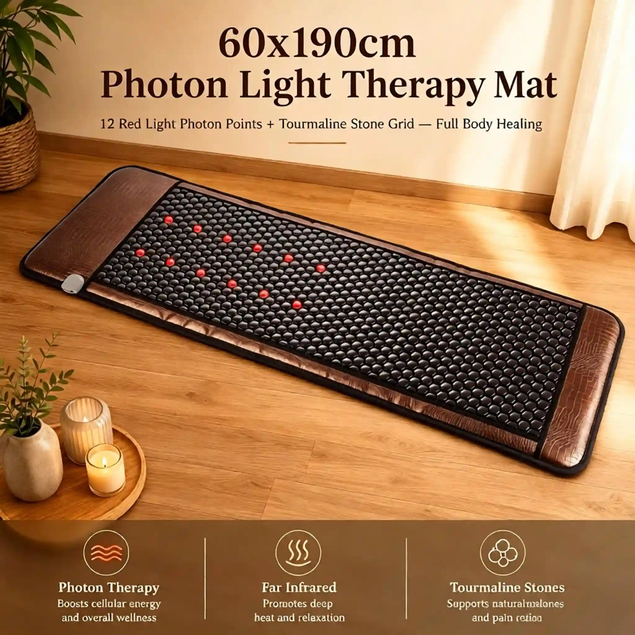 Tourmaline PEMF mat